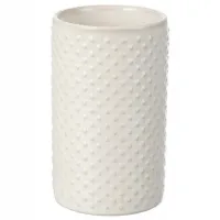Pahar pentru periuțe de dinți Sepio Madrid Ceramică / White / Pe masă