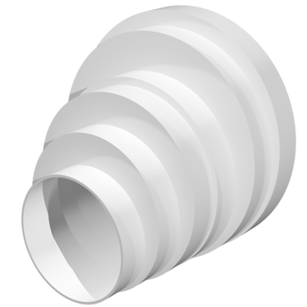 Conector de aeroduct ERA ПУ16.15.12,5.12.10.8  Plastic / White photo 1 Conector de aeroduct ERA ПУ16.15.12,5.12.10.8  Plastic / White photo 1
