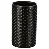 Pahar pentru periuțe de dinți Sepio Madrid Ceramică / Black / Pe masă