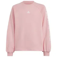 Hanorac pentru fete Adidas Street Jam Crew lightsalmon 140 / Pink