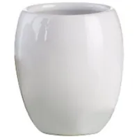 Pahar pentru periuțe de dinți Axentia 282410  Ceramică / White / Pe masă