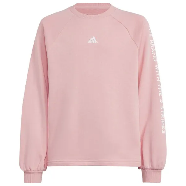 Толстовка для девочек Adidas Street Jam Crew lightsalmon 164 / Розовый photo 1 Толстовка для девочек Adidas Street Jam Crew lightsalmon 164 / Розовый photo 1