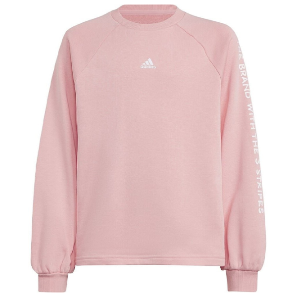 Толстовка для девочек Adidas Street Jam Crew lightsalmon 164 / Розовый photo 1 Толстовка для девочек Adidas Street Jam Crew lightsalmon 164 / Розовый photo 1