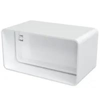 Conector de aeroduct ERA 612СКПО  Plastic / White