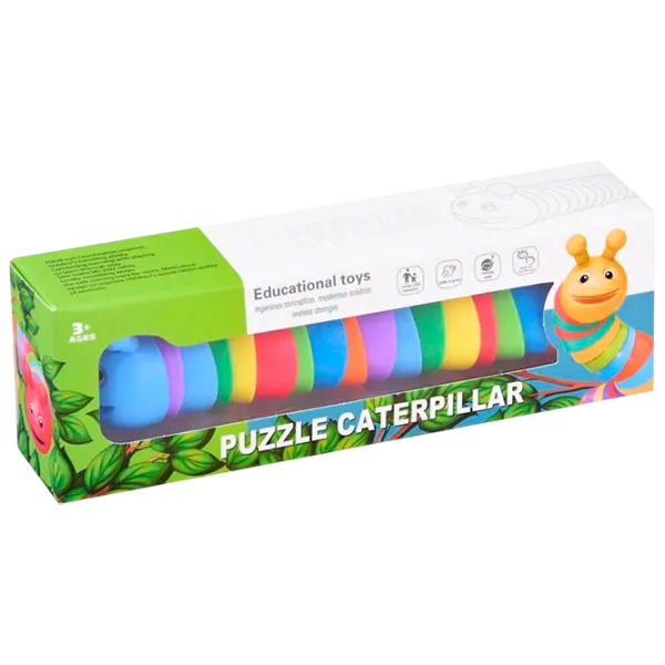 Игрушка антистресс New World Rainbow Caterpillar Разноцветный / 3+ photo 1