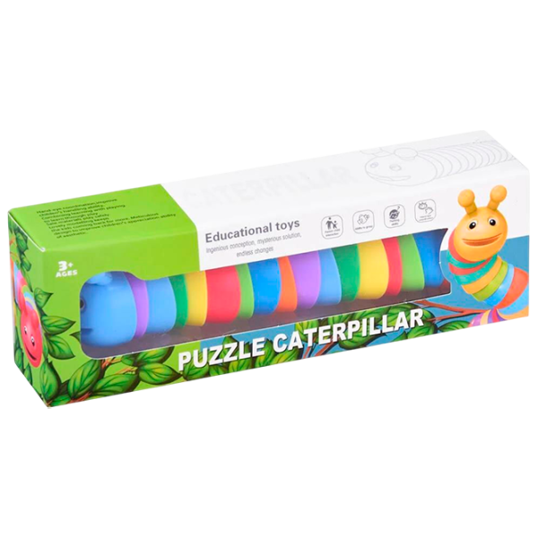 Игрушка антистресс New World Rainbow Caterpillar Разноцветный / 3+ photo 1
