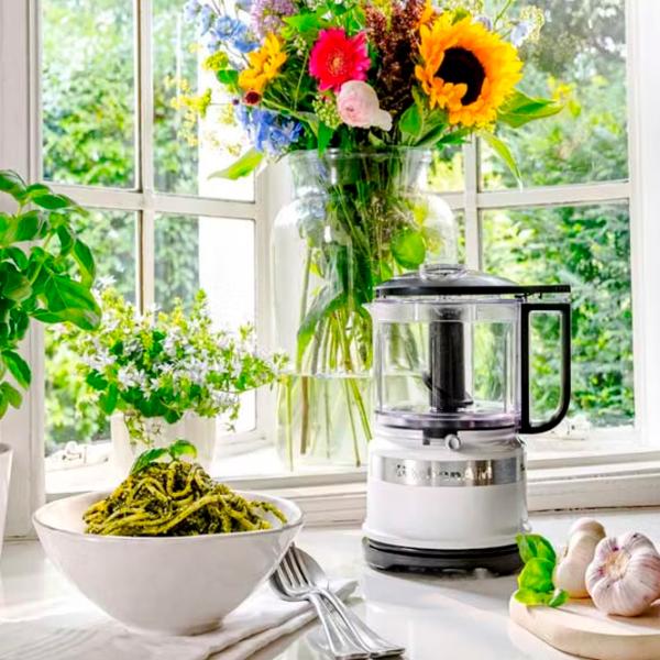 Robot de bucătărie KitchenAid 5KFC3516EWH 240 W / White photo 6