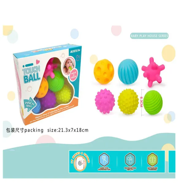 Jucărie pentru dentiție Touch Ball 765416 / 552030 / 245086 / 245104  de la 12 luni photo 2