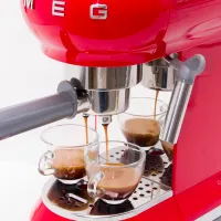 Aparat de cafea Smeg ECF01RDEU / 1 l / Red photo 6