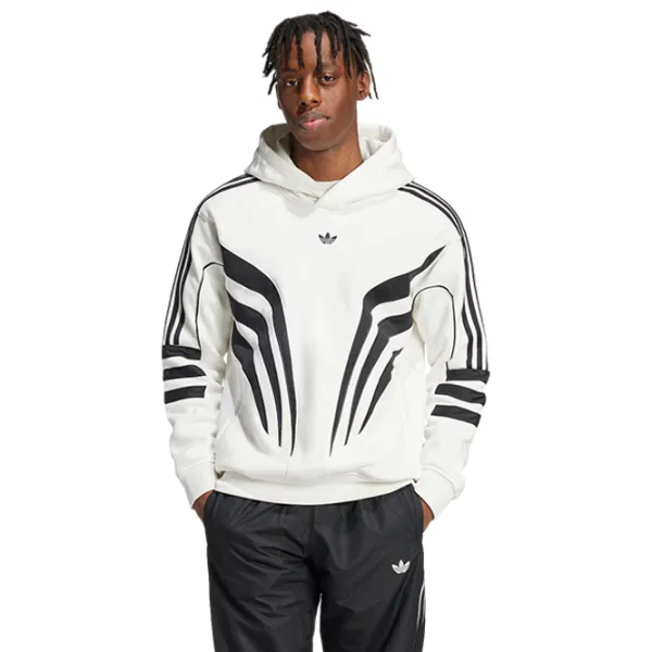 Hanorac pentru bărbați Adidas Q3 Atlanta Hooded Sweatshirt  Drept / White photo 3