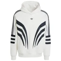 Hanorac pentru bărbați Adidas Q3 Atlanta Hooded Sweatshirt  Drept / White