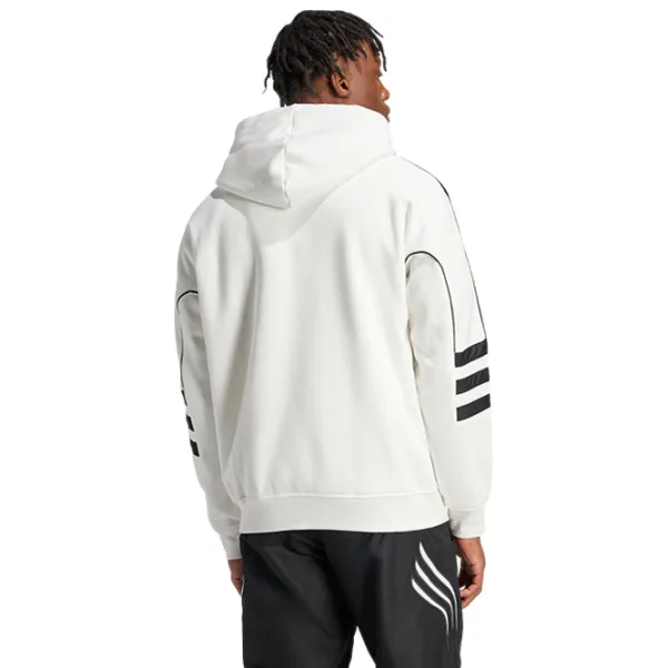 Hanorac pentru bărbați Adidas Q3 Atlanta Hooded Sweatshirt  Drept / White photo 2