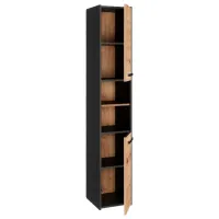 Dulap penal TopEshop S30 Pe podea / PAL / Anthracite - Artisan oak photo 2