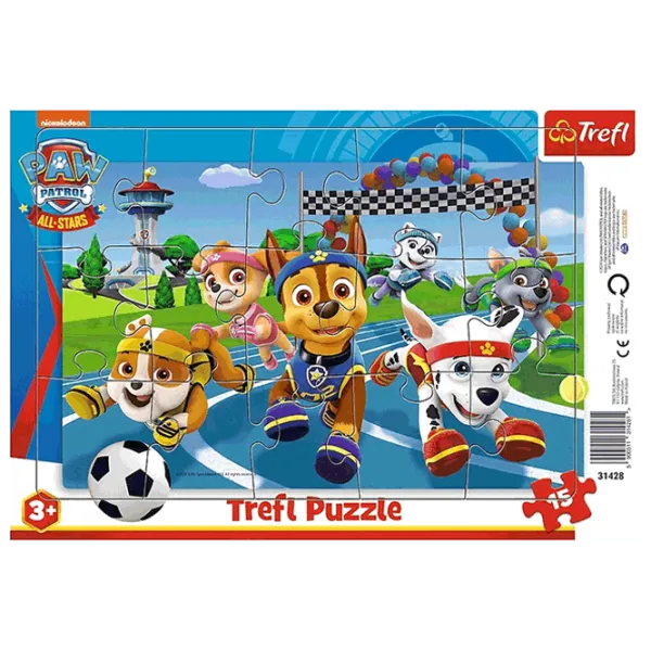 Puzzle Trefl Obliging dogs 3+/ Numărul de piese: 15 photo 1 Puzzle Trefl Obliging dogs 3+/ Numărul de piese: 15 photo 1