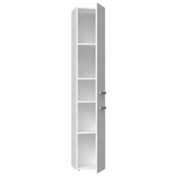 Шкаф пенал TopEshop Nel II Напольная / ЛДСП / Белый photo 2