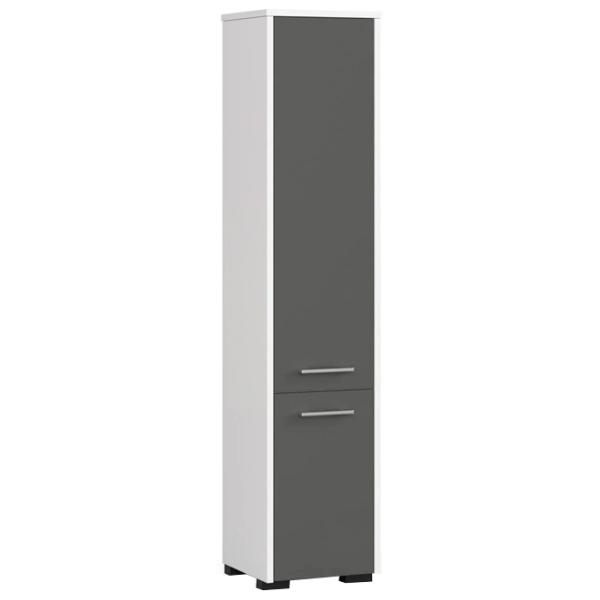 Dulap penal Akord Fin 30 2D Pe podea / PAL / White - Graphite photo 1