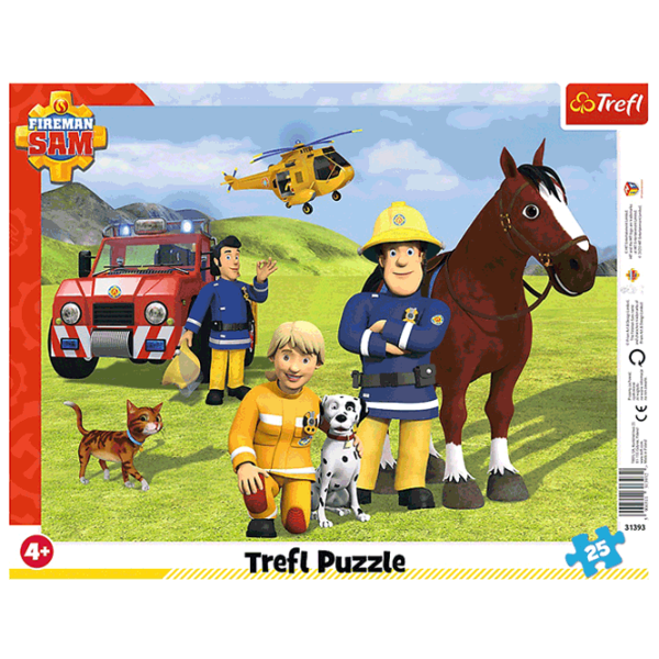 Puzzle Trefl Always on guard 4+/ Количество деталей: 25 photo 1 Puzzle Trefl Always on guard 4+/ Количество деталей: 25 photo 1