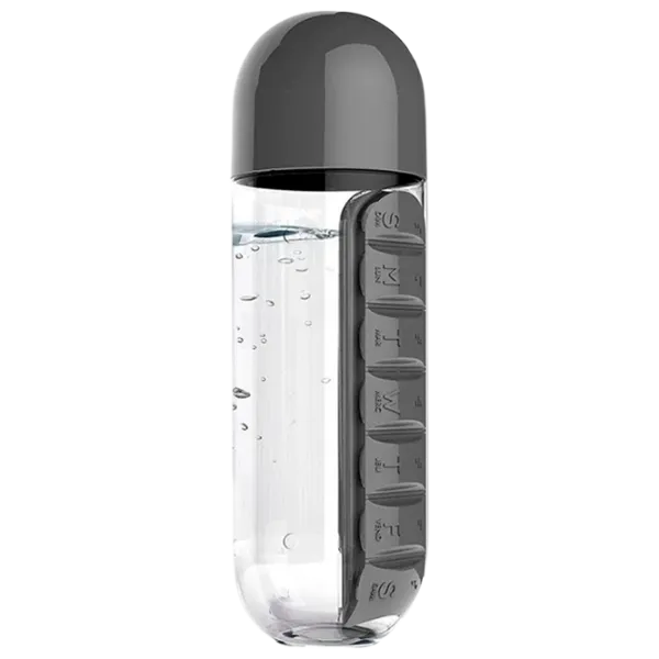 Sticlă pentru apă Pill & Vitamin 188-1 Transparent photo 1