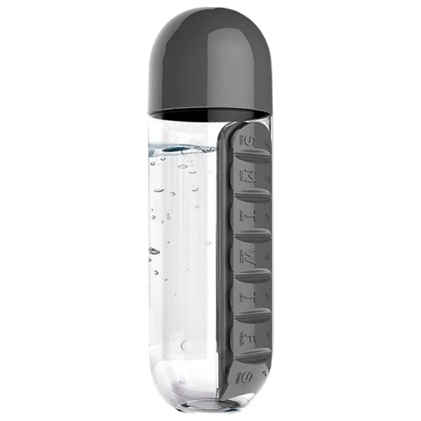 Sticlă pentru apă Pill & Vitamin 188-1 Transparent photo 1