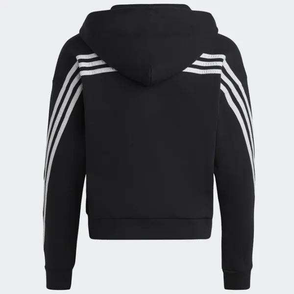 Ветровка для девочек Adidas G Future Icons 3-Stripes Full-Zip 170 / Черный photo 2 Ветровка для девочек Adidas G Future Icons 3-Stripes Full-Zip 170 / Черный photo 2