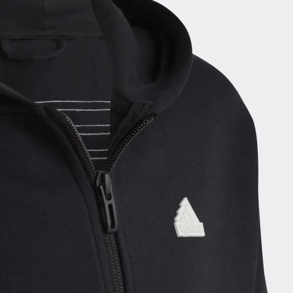 Ветровка для девочек Adidas G Future Icons 3-Stripes Full-Zip 170 / Черный photo 5 Ветровка для девочек Adidas G Future Icons 3-Stripes Full-Zip 170 / Черный photo 5