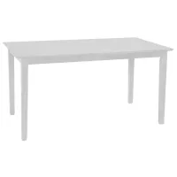 Кухонный стол Evelin SANFLOWER Малазийский дуб/ Белый