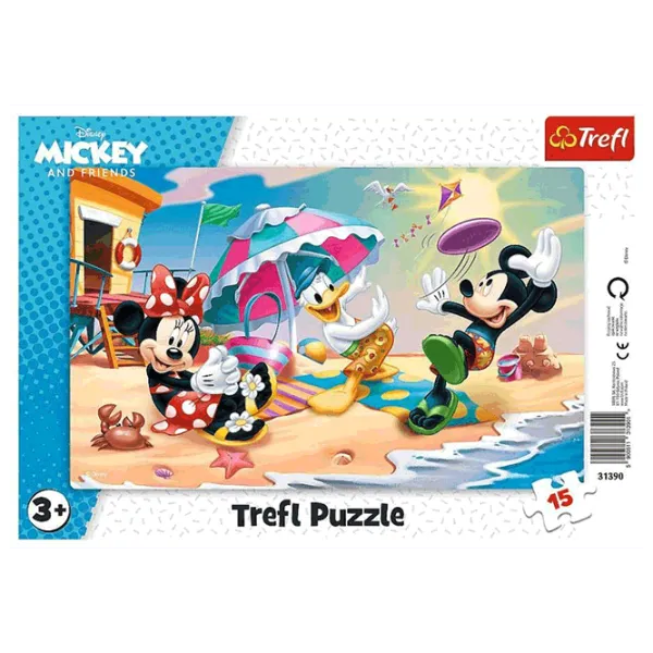 Puzzle Trefl Play on the beach 3+/ Количество деталей: 15 photo 1 Puzzle Trefl Play on the beach 3+/ Количество деталей: 15 photo 1