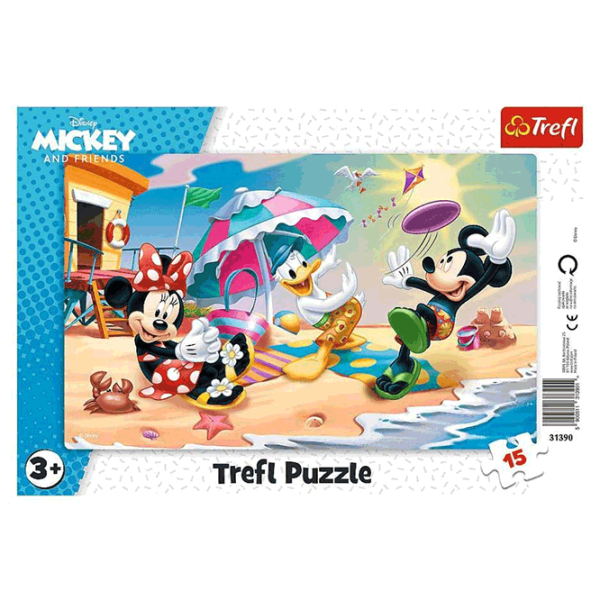 Puzzle Trefl Play on the beach 3+/ Количество деталей: 15 photo 1 Puzzle Trefl Play on the beach 3+/ Количество деталей: 15 photo 1