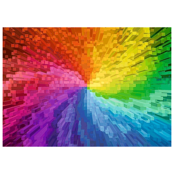 Puzzle Trefl Gradient 9+/ Количество деталей: 1000 photo 1