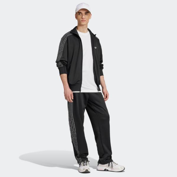 Jachetă sport pentru bărbați Adidas Outlined Trefoil Firebird Track Top M / Black photo 6 Jachetă sport pentru bărbați Adidas Outlined Trefoil Firebird Track Top M / Black photo 6