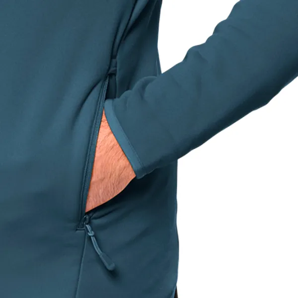 Спортивная куртка для мужчин Jack Wolfskin Baiselberg Hooded Fz M S / Полночное небо photo 4