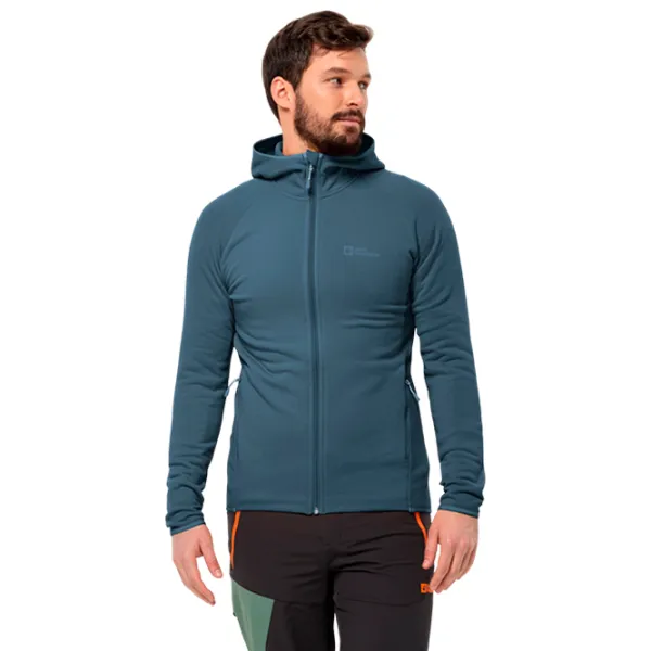 Спортивная куртка для мужчин Jack Wolfskin Baiselberg Hooded Fz M XL / Полночное небо photo 2