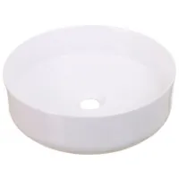 Умывальник Imprese i11202 Круглая / Над прилавком / Белый