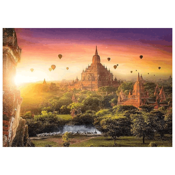 Puzzle Trefl Ancient Temple Burma 10+/ Количество деталей: 1000 photo 1