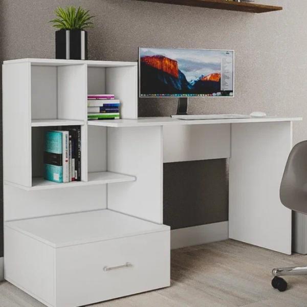 Офисный стол ML-Mobila МЛ-10 (1500) ДСП/ Белый photo 1 Офисный стол ML-Mobila МЛ-10 (1500) ДСП/ Белый photo 1