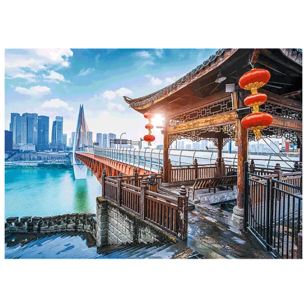 Puzzle Trefl Chongqping, China 12+/ Количество деталей: 1000 photo 2