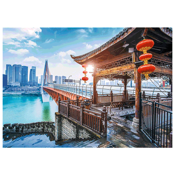 Puzzle Trefl Chongqping, China 12+/ Количество деталей: 1000 photo 2