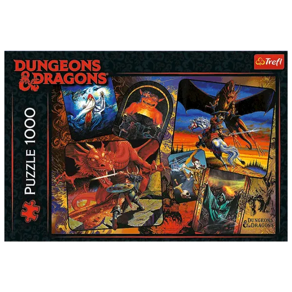 Puzzle Trefl The Origins of Dungeons & Dragons 12+/ Количество деталей: 1000 photo 1