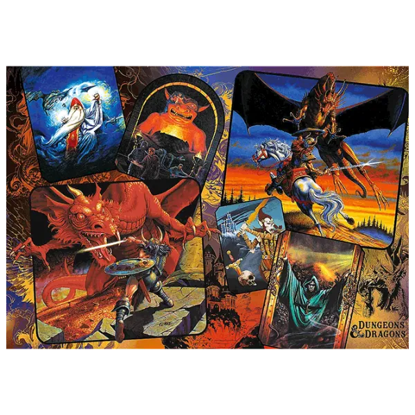 Puzzle Trefl The Origins of Dungeons & Dragons 12+/ Количество деталей: 1000 photo 2