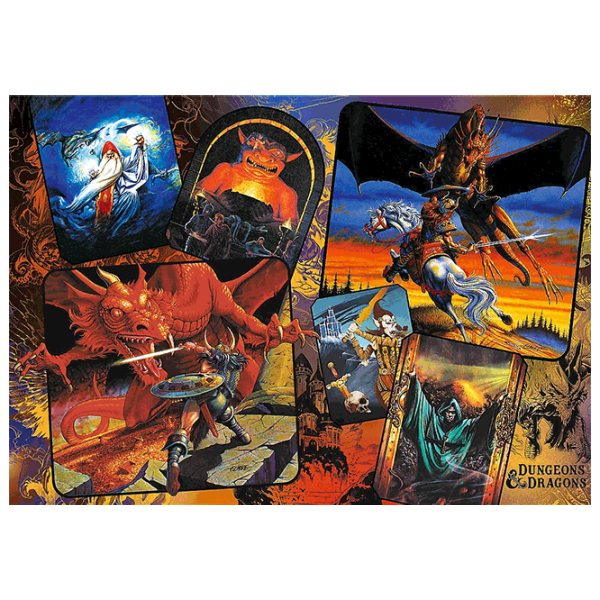 Puzzle Trefl The Origins of Dungeons & Dragons 12+/ Количество деталей: 1000 photo 2