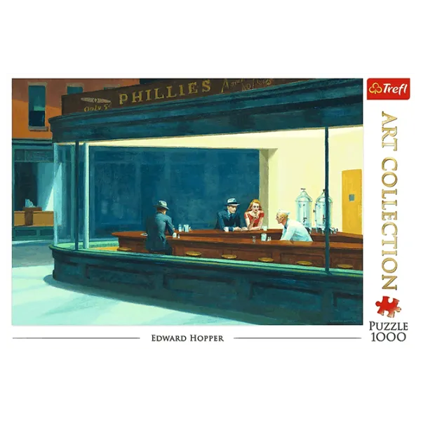 Puzzle Trefl Nighthawks 12+/ Количество деталей: 1000 photo 1 Puzzle Trefl Nighthawks 12+/ Количество деталей: 1000 photo 1