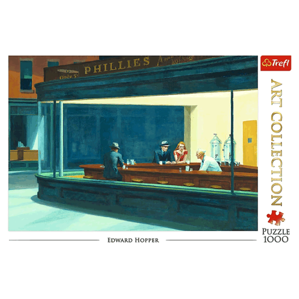 Puzzle Trefl Nighthawks 12+/ Количество деталей: 1000 photo 1 Puzzle Trefl Nighthawks 12+/ Количество деталей: 1000 photo 1