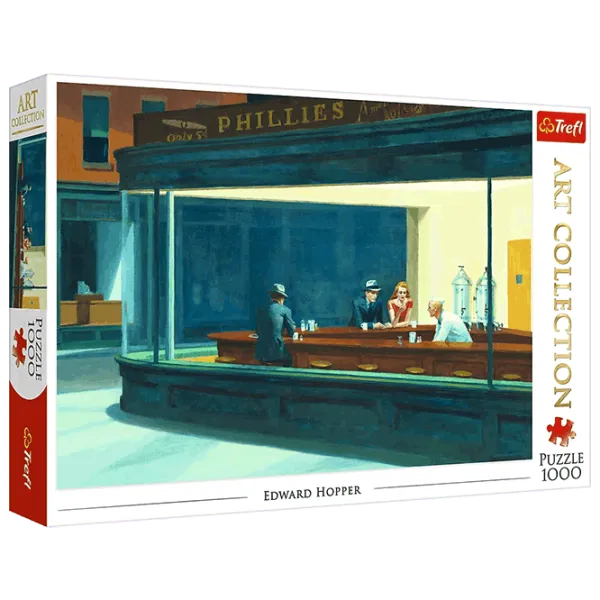 Puzzle Trefl Nighthawks 12+/ Количество деталей: 1000 photo 2 Puzzle Trefl Nighthawks 12+/ Количество деталей: 1000 photo 2