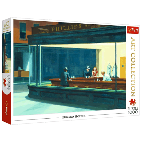 Puzzle Trefl Nighthawks 12+/ Количество деталей: 1000 photo 2 Puzzle Trefl Nighthawks 12+/ Количество деталей: 1000 photo 2