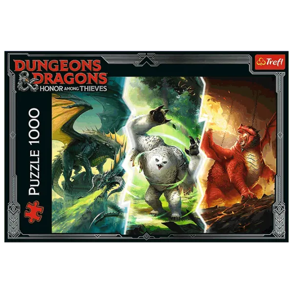 Puzzle Trefl Legendary Monsters of Faerûn 12+/ Количество деталей: 1000 photo 1