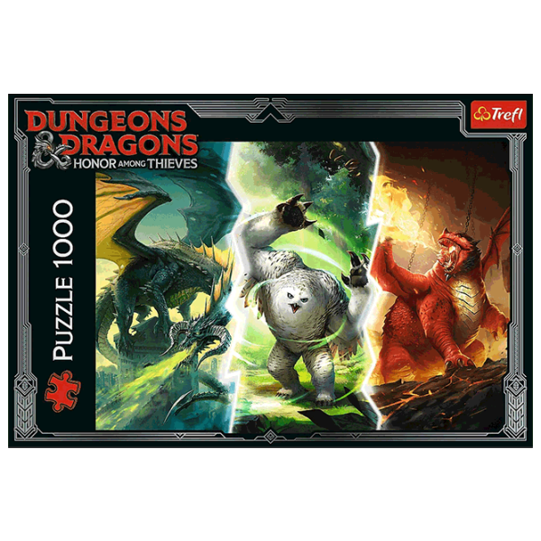Puzzle Trefl Legendary Monsters of Faerûn 12+/ Количество деталей: 1000 photo 1