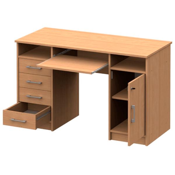 Masă de birou Tempo Kondela B9 2 PAL/ Beech photo 4