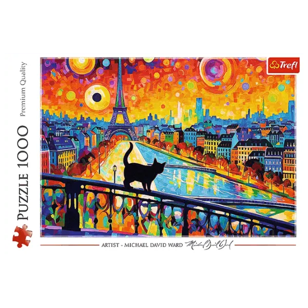 Puzzle Trefl Cat in Paris 12+/ Количество деталей: 1000 photo 1 Puzzle Trefl Cat in Paris 12+/ Количество деталей: 1000 photo 1