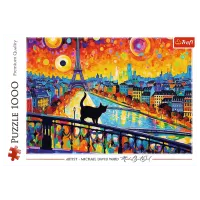 Puzzle Trefl Cat in Paris 12+/ Количество деталей: 1000