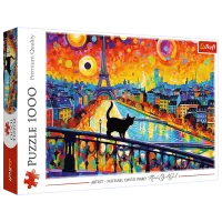 Puzzle Trefl Cat in Paris 12+/ Numărul de piese: 1000 photo 2